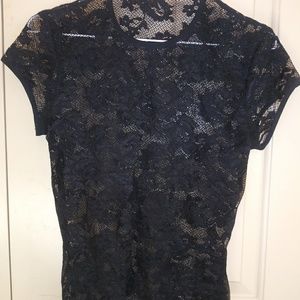 Black Lace T-shirt